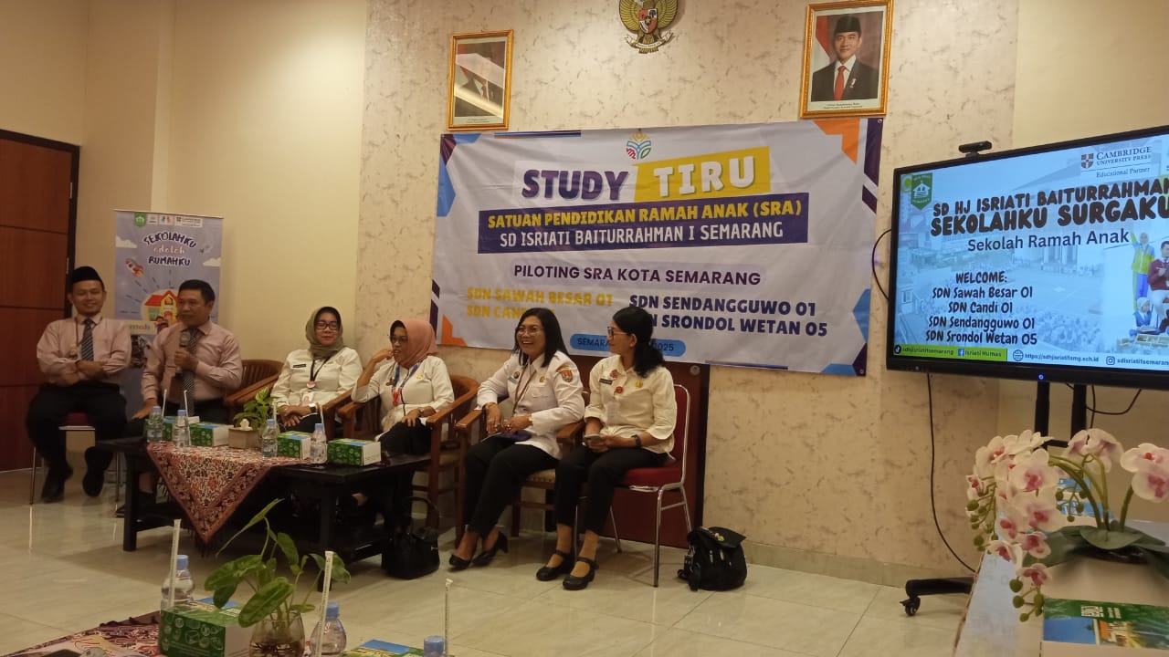 Kunjungan Studi Tiru SRA, 4 SDN Kecamatan Gayamsari dan Candisari Kota Semarang Antusias Menuju Sekolah SRA