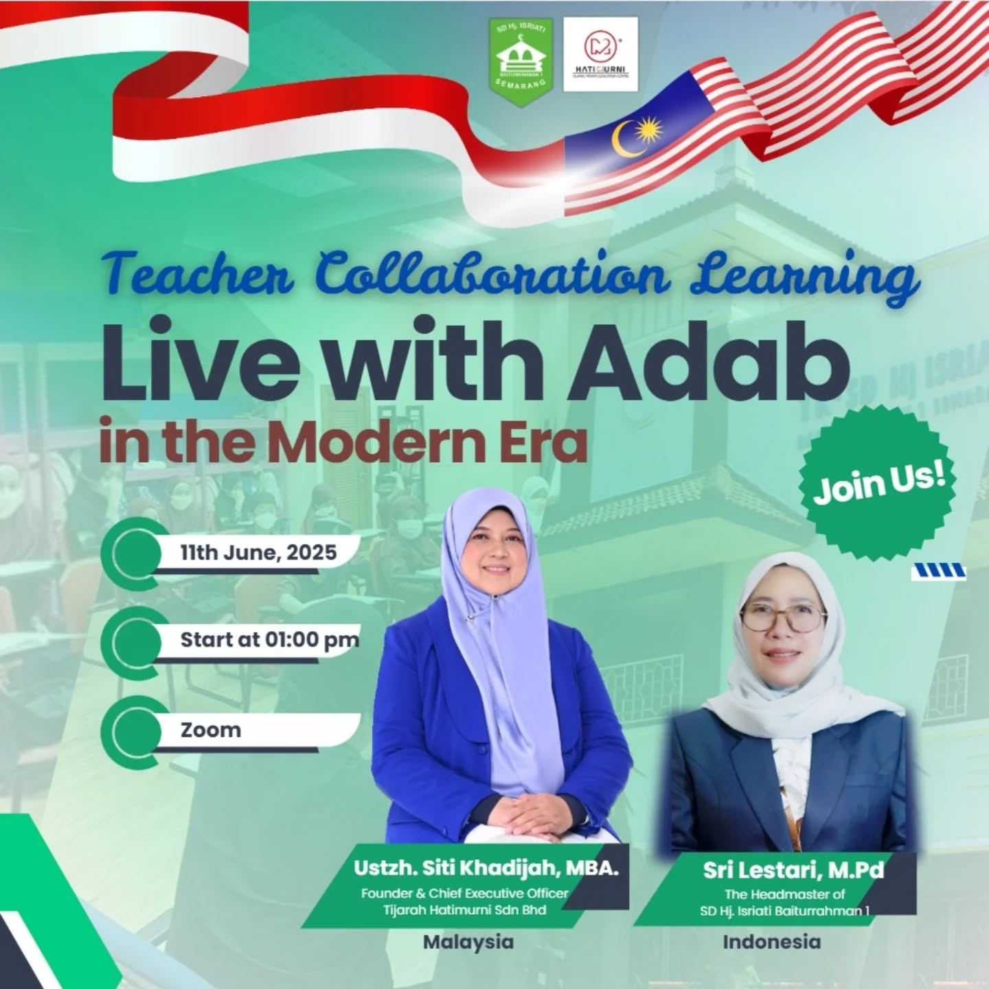 Membangun Adab di Era Digital – Kolaborasi SD Hj. Isriati 1 Semarang dan Hatimurni Private Education Malaysia